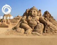 金山城市沙灘藝術節(jié)「賽北冰雕」